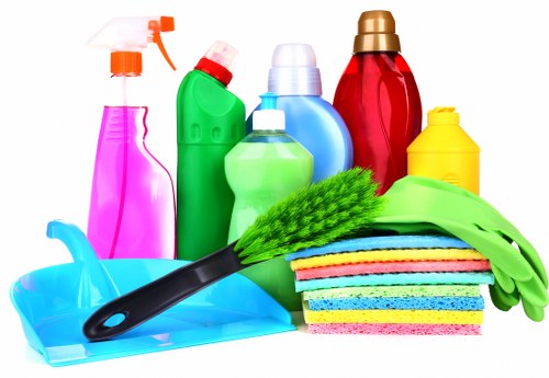 Home deep cleaning with detailed dusting and surface cleaning